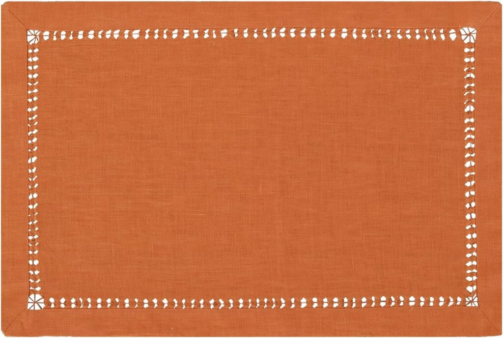 orange place mat
