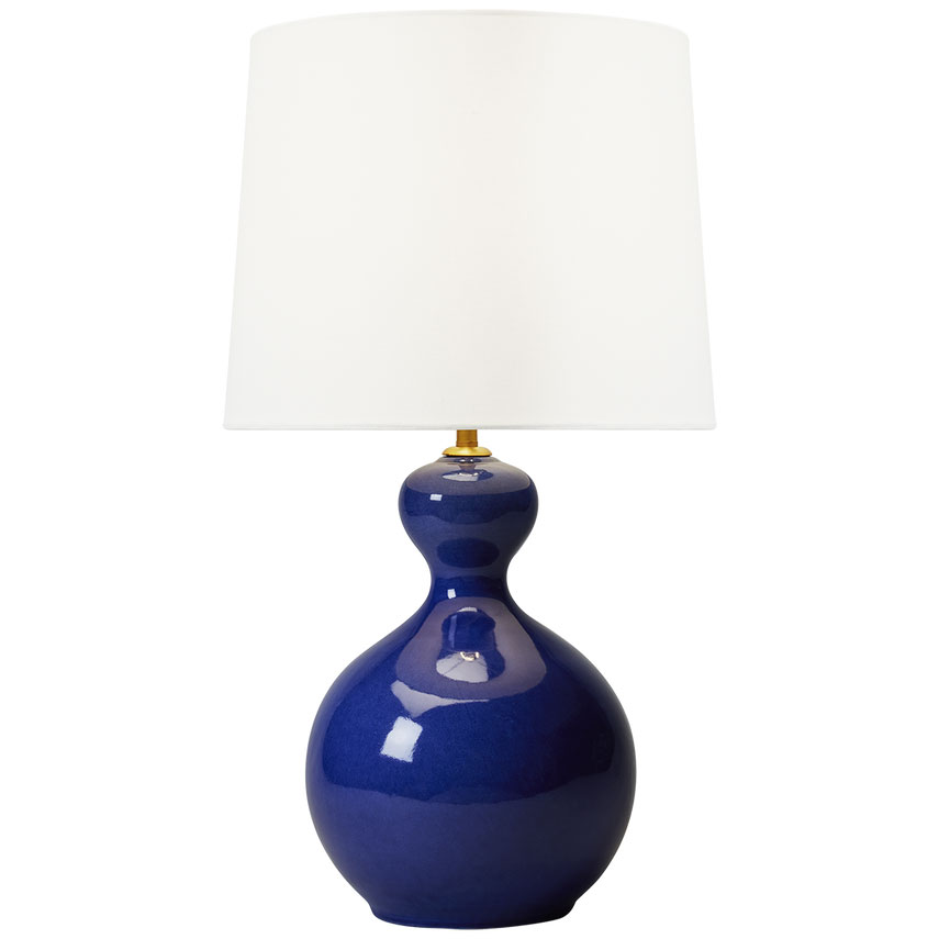 Visual Comfort Antonina Table Lamp by Aerin in Celedon